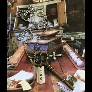 ❤️💜❤️💜 “BELIEVE “ KEY NECKLACE ❤️💜❤️💜❤️💜❤️💜